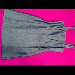Loft chambray cotton dress size 4